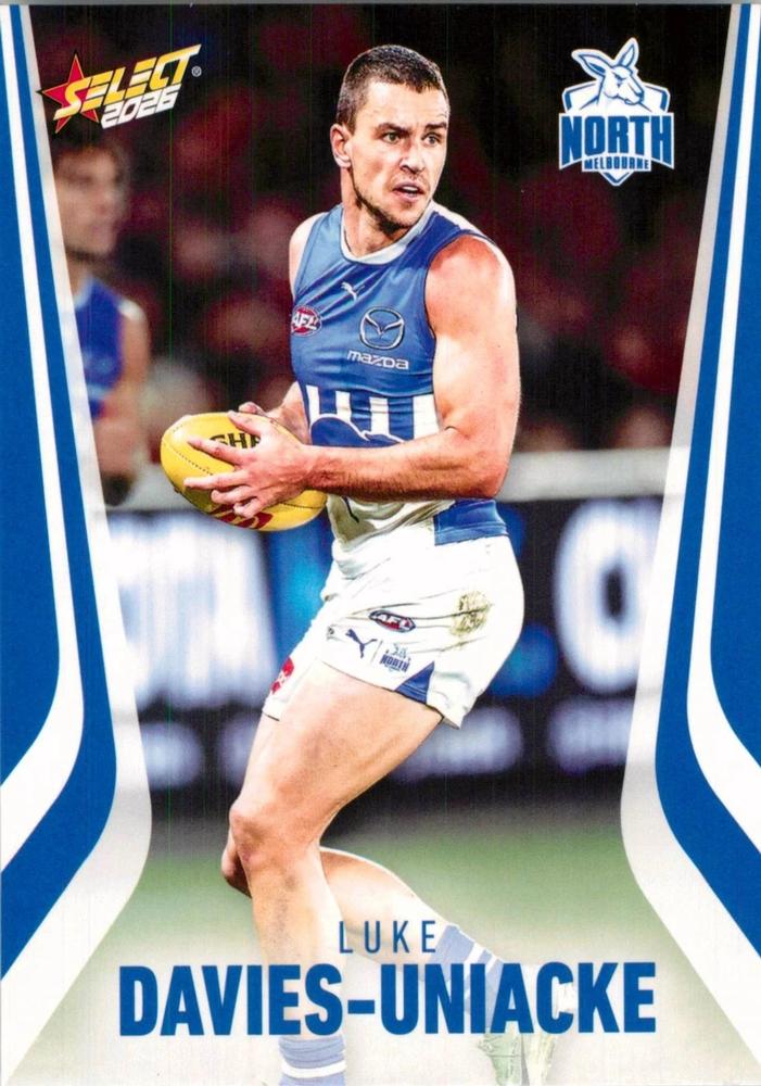 Luke Davies-Uniacke #145 North Melbourne Kangaroos | 2026 Select AFL Footy Stars | Trading Card