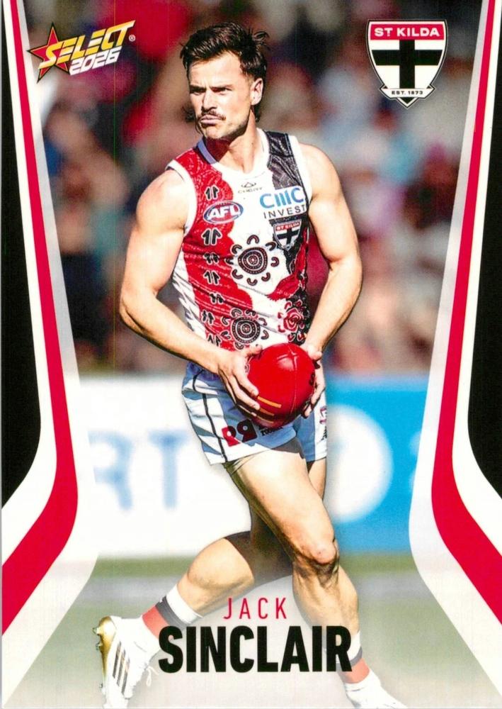 Jack Sinclair #191 St. Kilda Saints | 2026 Select AFL Footy Stars | Trading Card