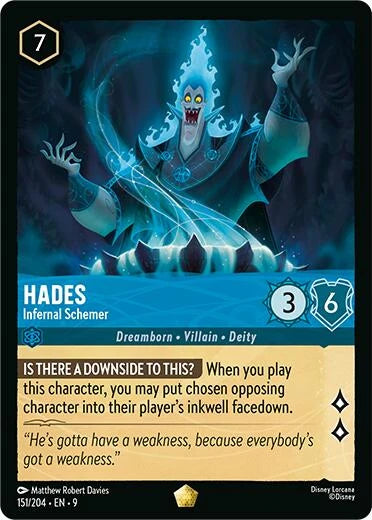 Hades - Infernal Schemer (151/204) (Fabled) Normal
