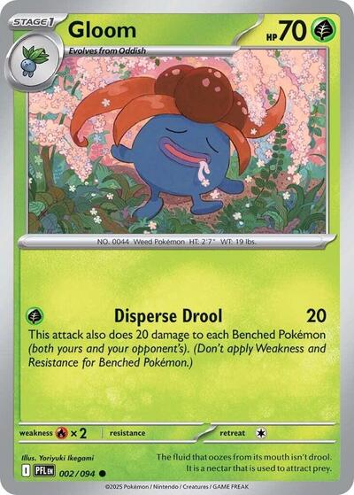 Mega Evolution Phantasmal Flames - 002/094 Gloom Common RH