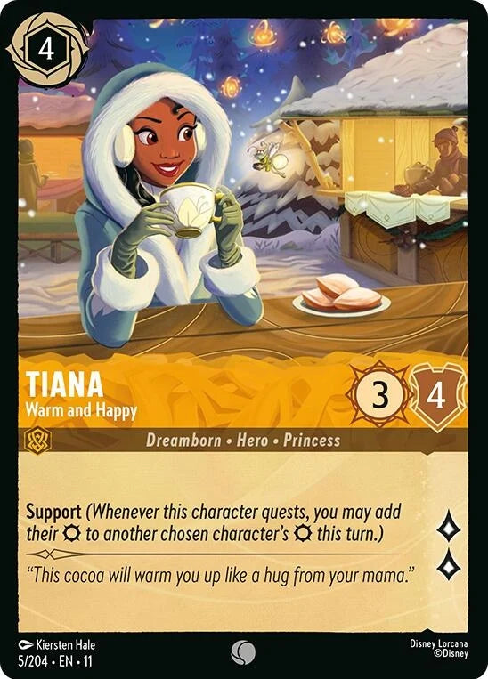 Tiana - Warm and Happy (5/204) (Winterspell)