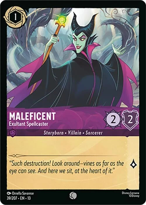 Maleficent - Exultant Spellcaster (39/207) (Attack of the Vine!)