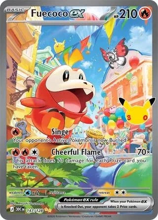 Fuecoco ex (147/128) (30th Celebration)