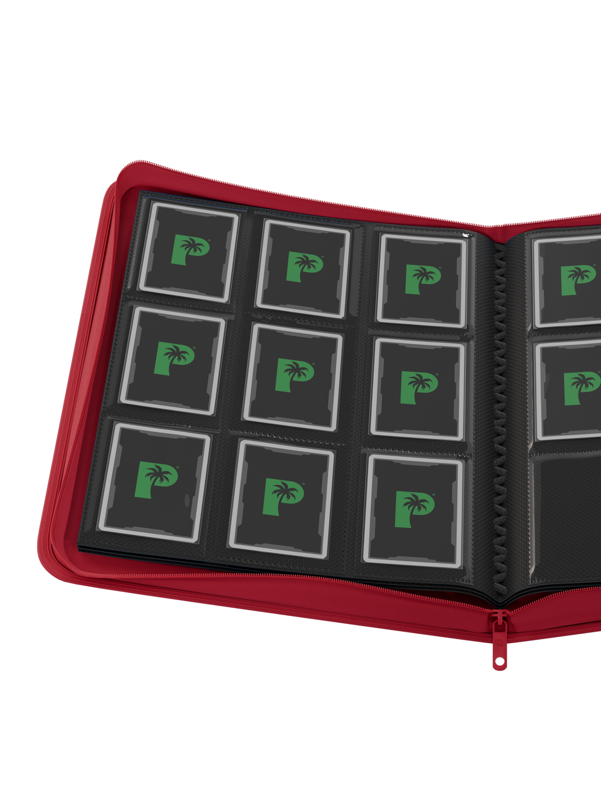Collector's Series 9 Pocket Zip Binder - Red
