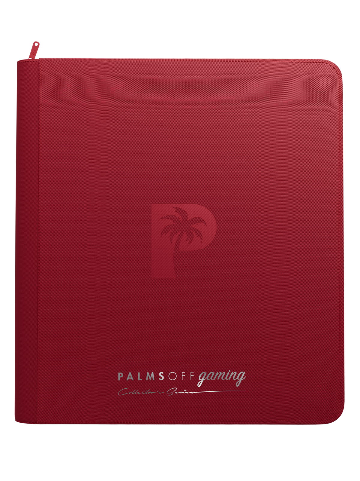 Collector's Series 12 Pocket Zip Binder - Red