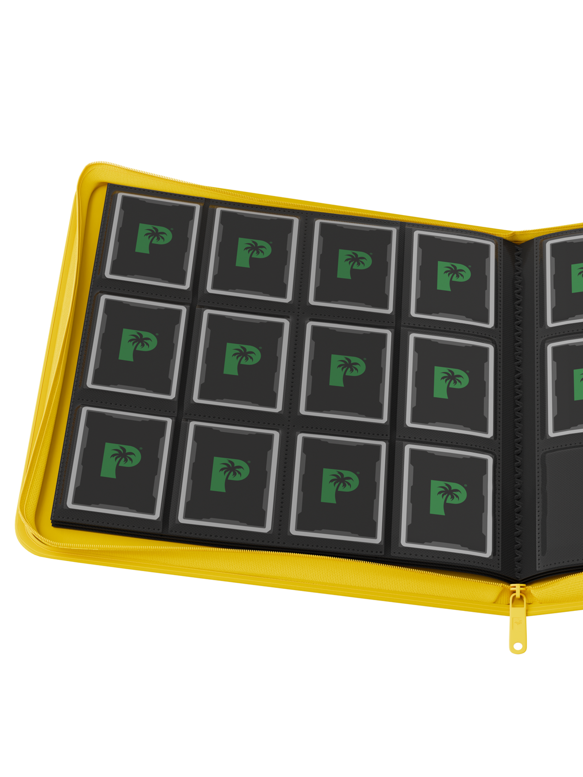 Collector's Series 12 Pocket Zip Binder - Yellow
