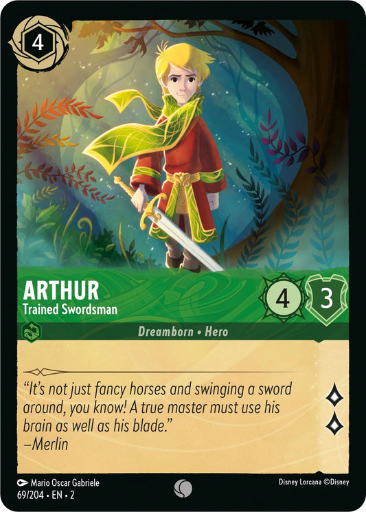 Arthur - Trained Swordsman (69/204) [Rise of the Floodborn] Normal