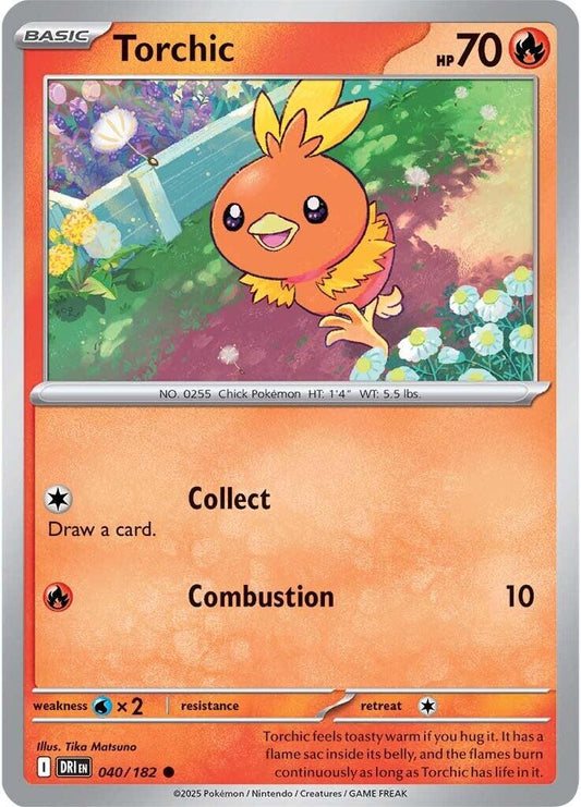 Torchic (040/182) [Scarlet & Violet: Destined Rivals] Normal