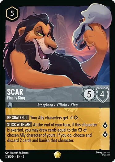 Scar - Finally King (175/204) (Fabled) Normal