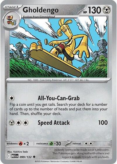 Mega Evolution - 099/132 Gholdengo Uncommon Reverse Holo