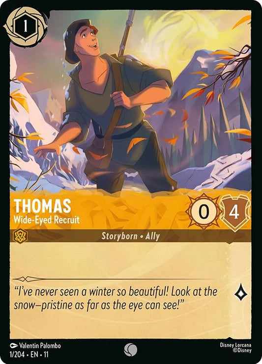 Thomas - Wide-Eyed Recruit (1/204) (Winterspell) Normal