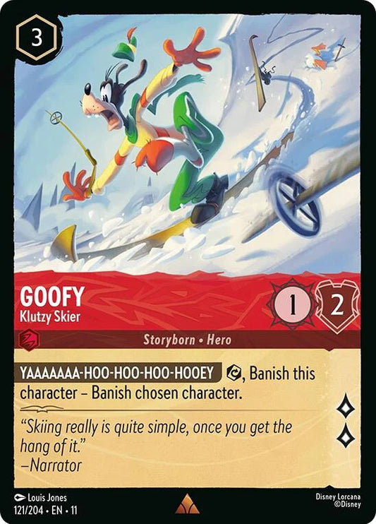 Goofy - Klutzy Skier (121/204) (Winterspell) Normal