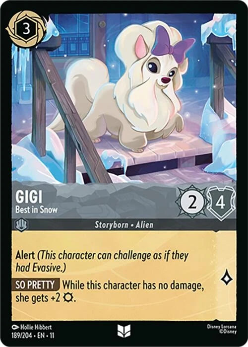 Gigi - Best in Snow (189/204) (Winterspell) Cold Foil