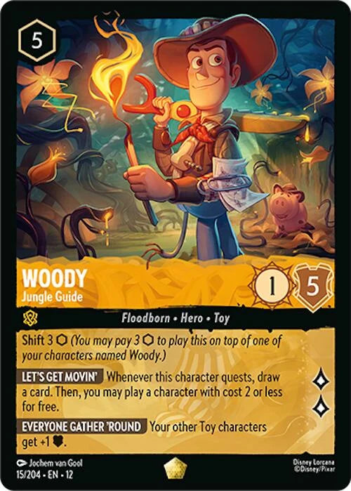 Woody - Jungle Guide (15/204) (Wilds Unknown) Normal
