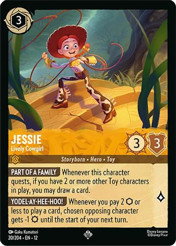 Jessie - Lively Cowgirl (20/204) [Wilds Unknown] Normal