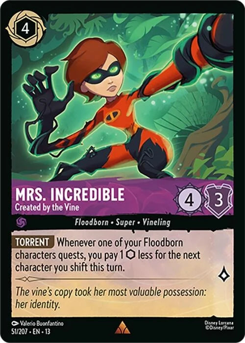 Mrs. Incredible - Created by the Vine (51/207) (Attack of the Vine!)