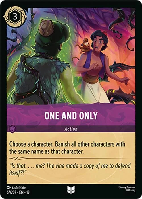 One and Only (67/207) (Attack of the Vine!)