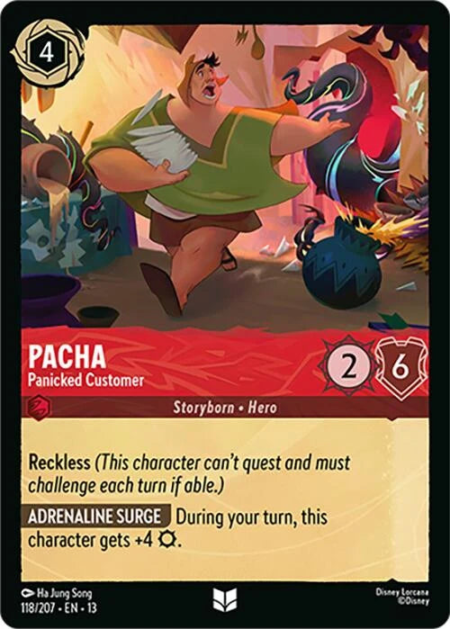 Pacha - Panicked Customer (118/204) (Attack of the Vine!) Foil