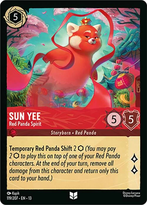 Sun Yee - Red Panda Spirit (119/204) (Attack of the Vine!) Normal