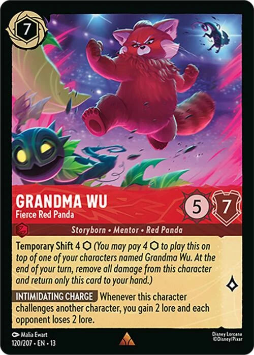 Grandma Wu - Fierce Red Panda (120/204) (Attack of the Vine!) Normal