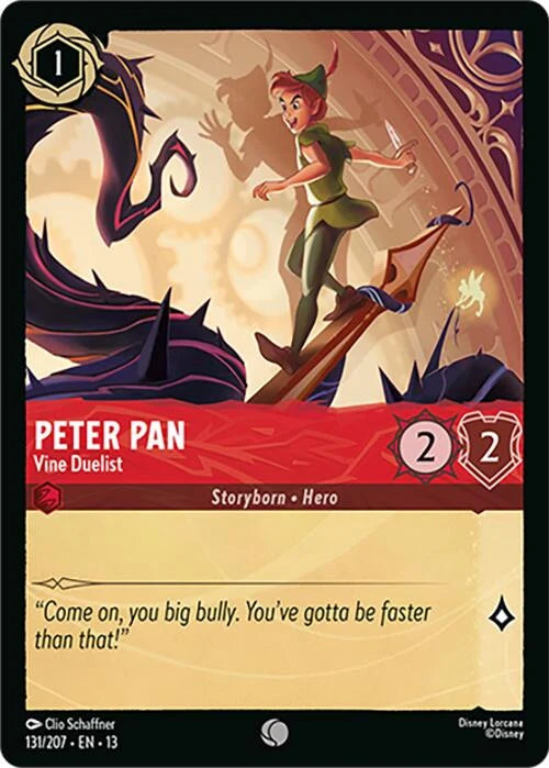 Peter Pan - Vine Duelist (131/204) (Attack of the Vine!) Normal