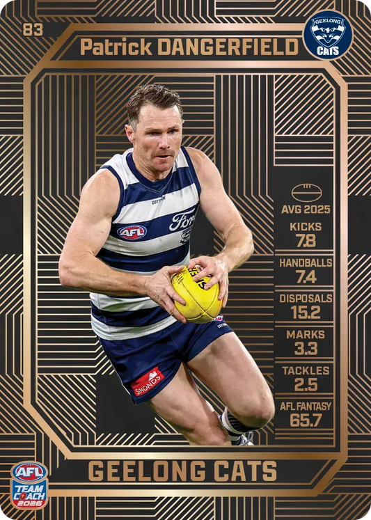 Patrick Dangerfield 83 Bronze Team Coach 2026