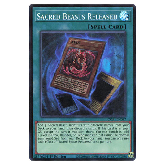 Yu-Gi-Oh! - Chaos Origins - Sacred Beasts Released (Super Rare) CORI-EN047