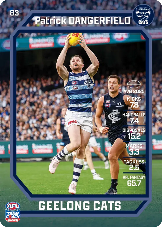 Patrick Dangerfield 83 Common Team Coach 2026