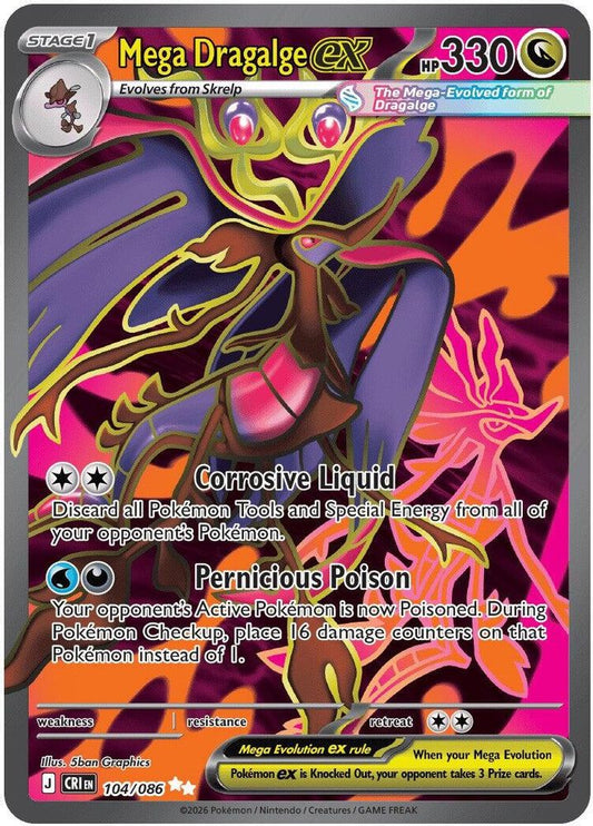 Mega Dragalge (104/086) [Chaos Rising] Ultra Rare
