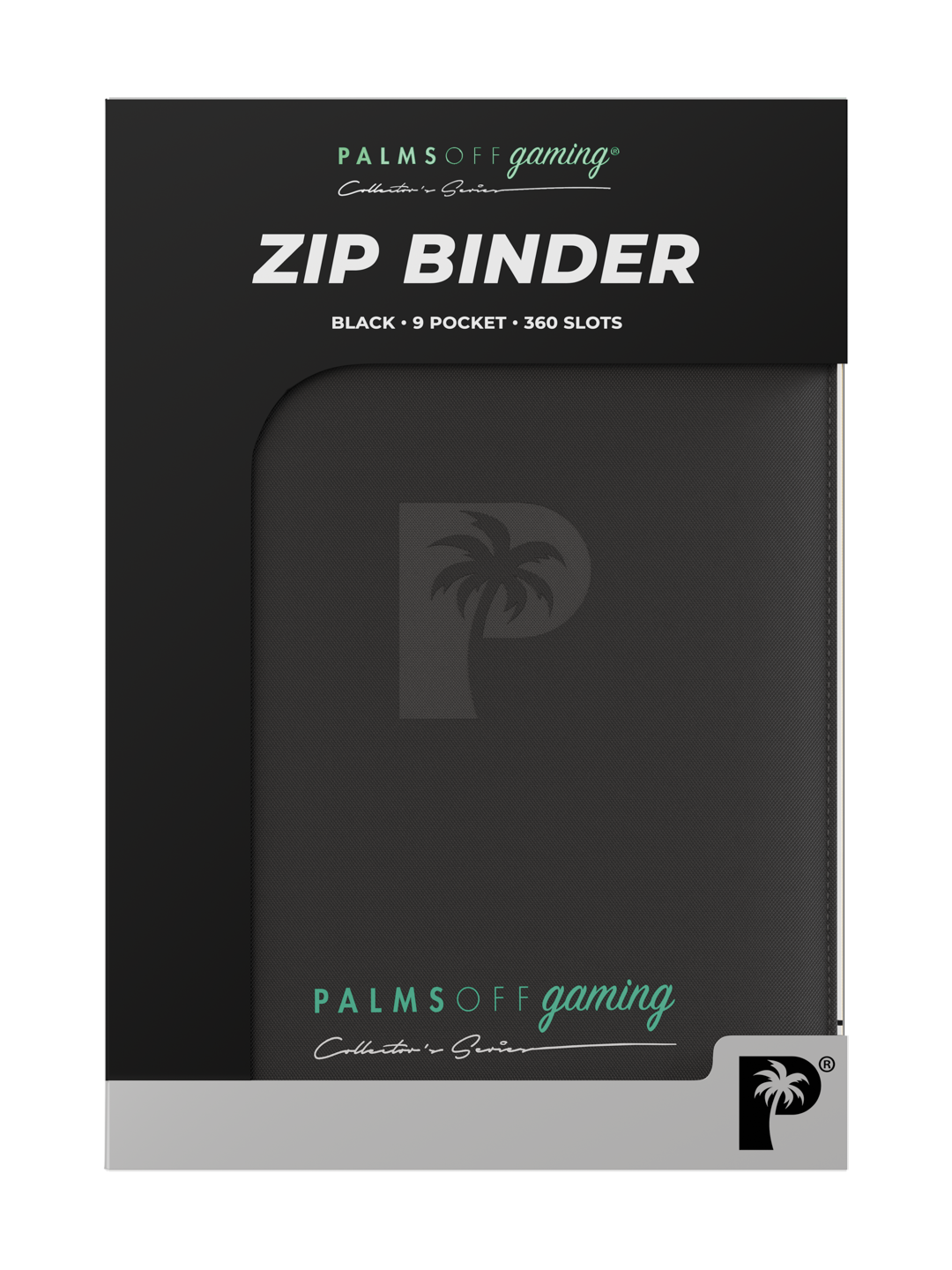 Collector's Series 9 Pocket Zip Binder - Black