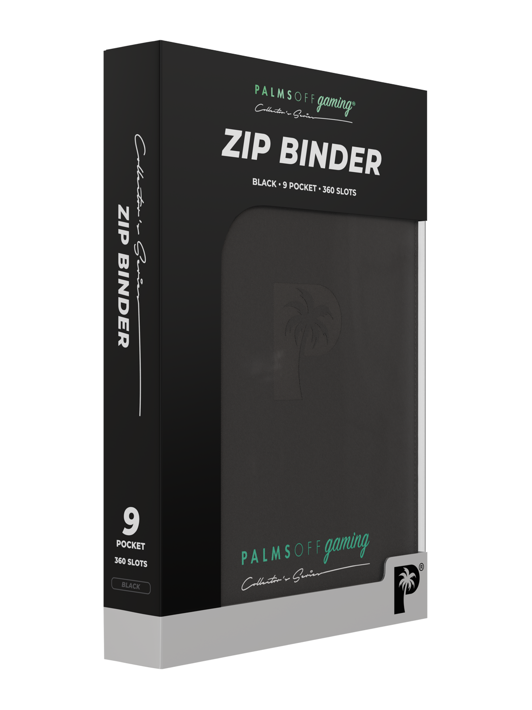 Collector's Series 9 Pocket Zip Binder - Black