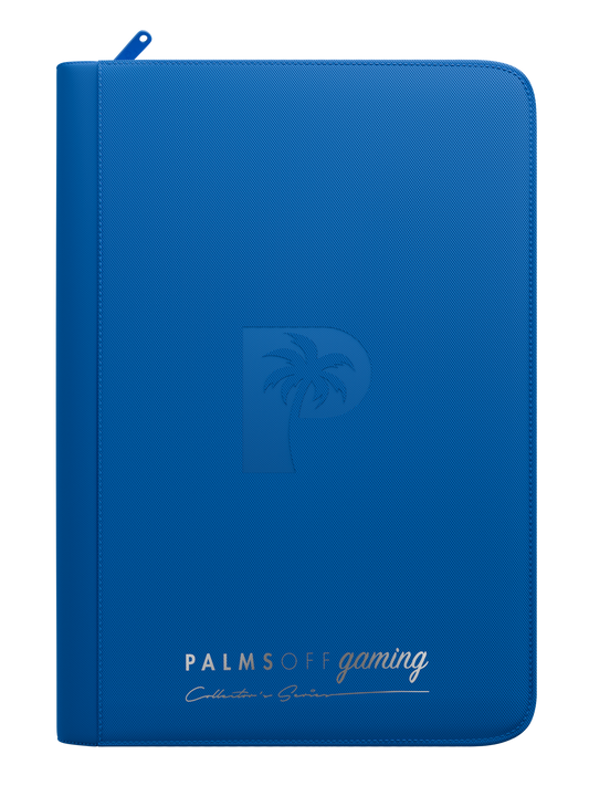 Collector's Series 9 Pocket Zip Binder - Blue