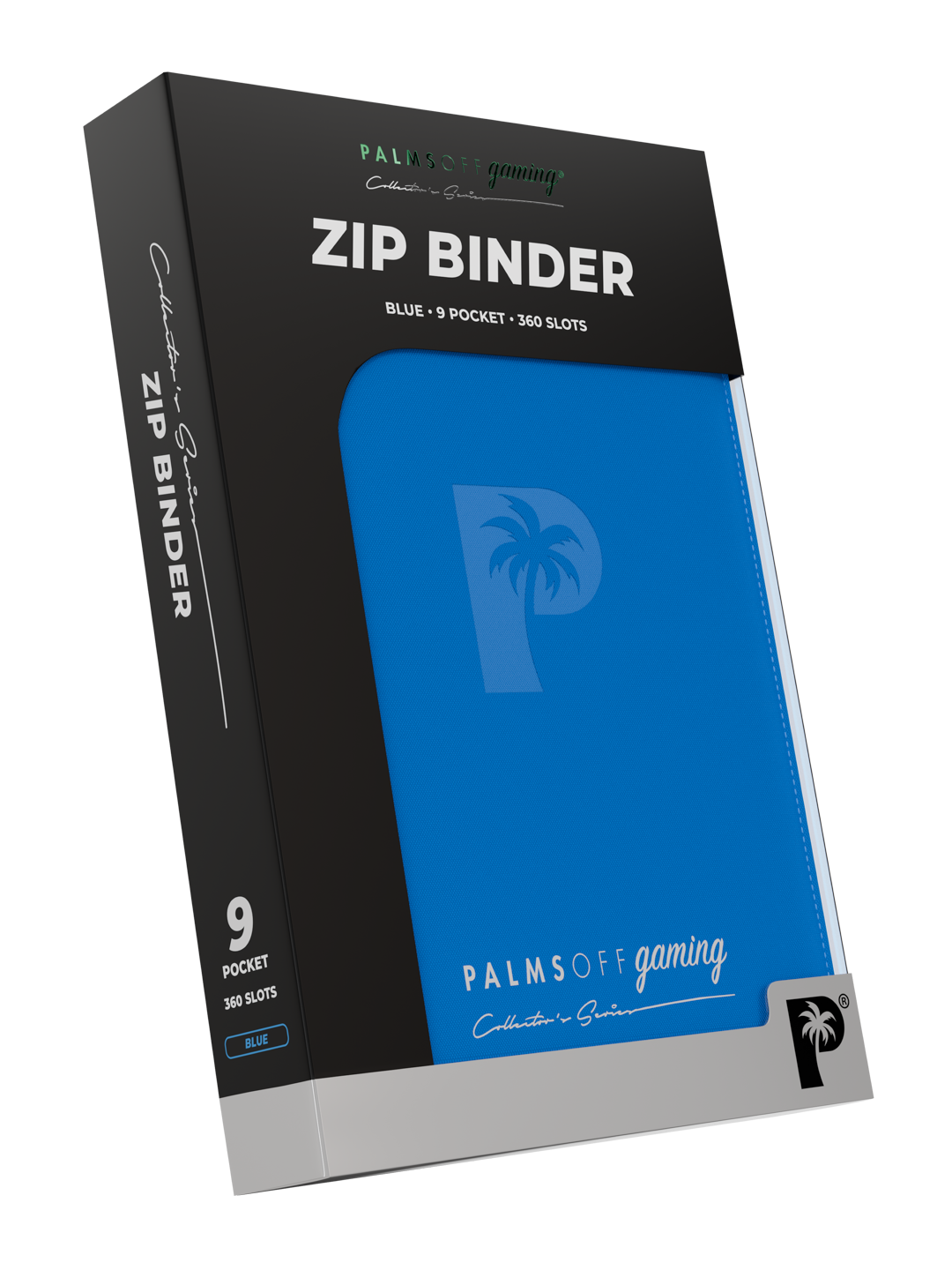 Collector's Series 9 Pocket Zip Binder - Blue