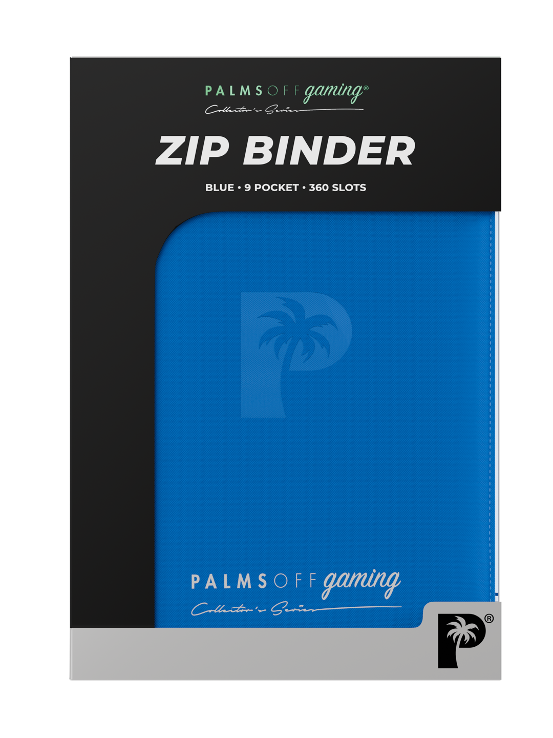 Collector's Series 9 Pocket Zip Binder - Blue