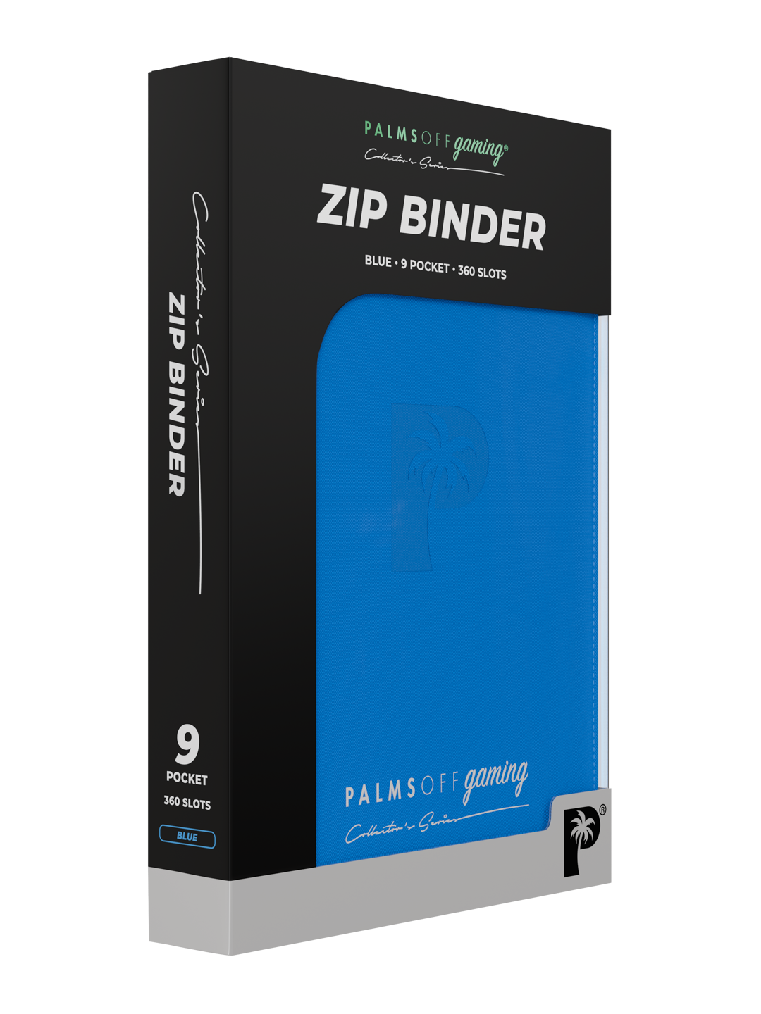 Collector's Series 9 Pocket Zip Binder - Blue