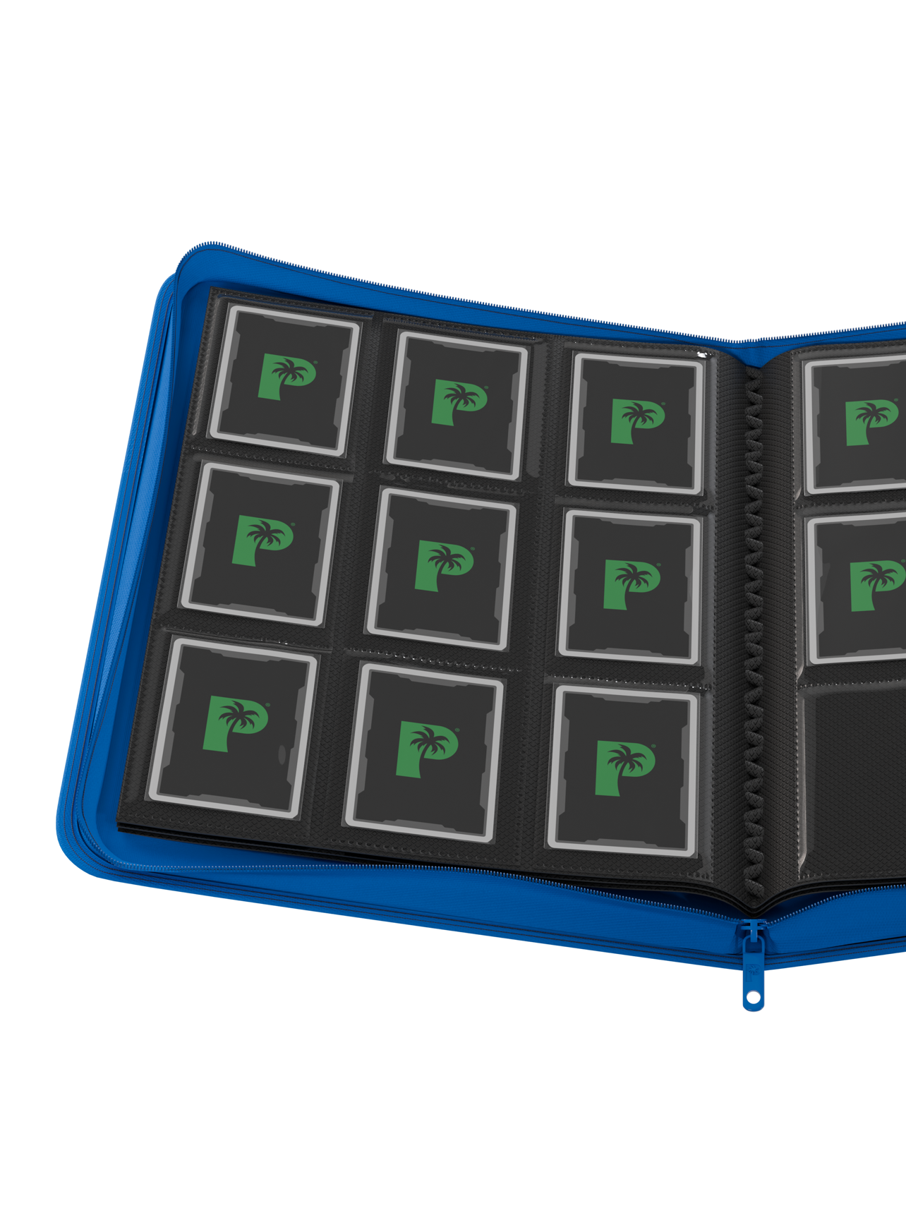 Collector's Series 9 Pocket Zip Binder - Blue