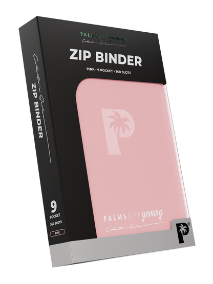 Collector's Series 9 Pocket Zip Binder - Pink