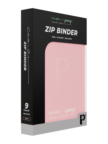 Collector's Series 9 Pocket Zip Binder - Pink