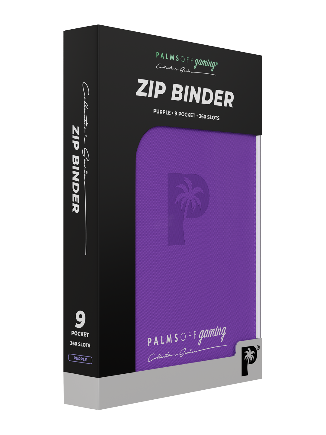 Collector's Series 9 Pocket Zip Binder - Purple