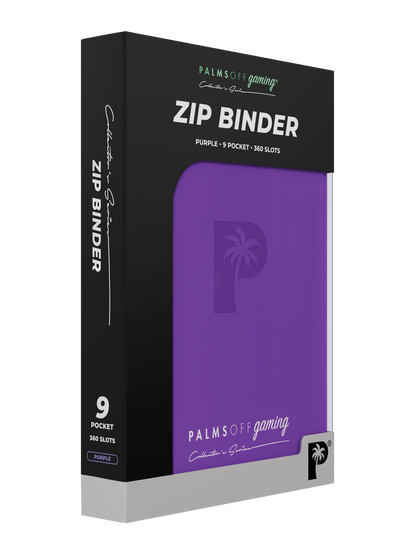 Collector's Series 9 Pocket Zip Binder - Purple