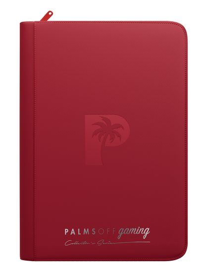 Collector's Series 9 Pocket Zip Binder - Red
