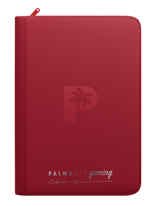 Collector's Series 9 Pocket Zip Binder - Red