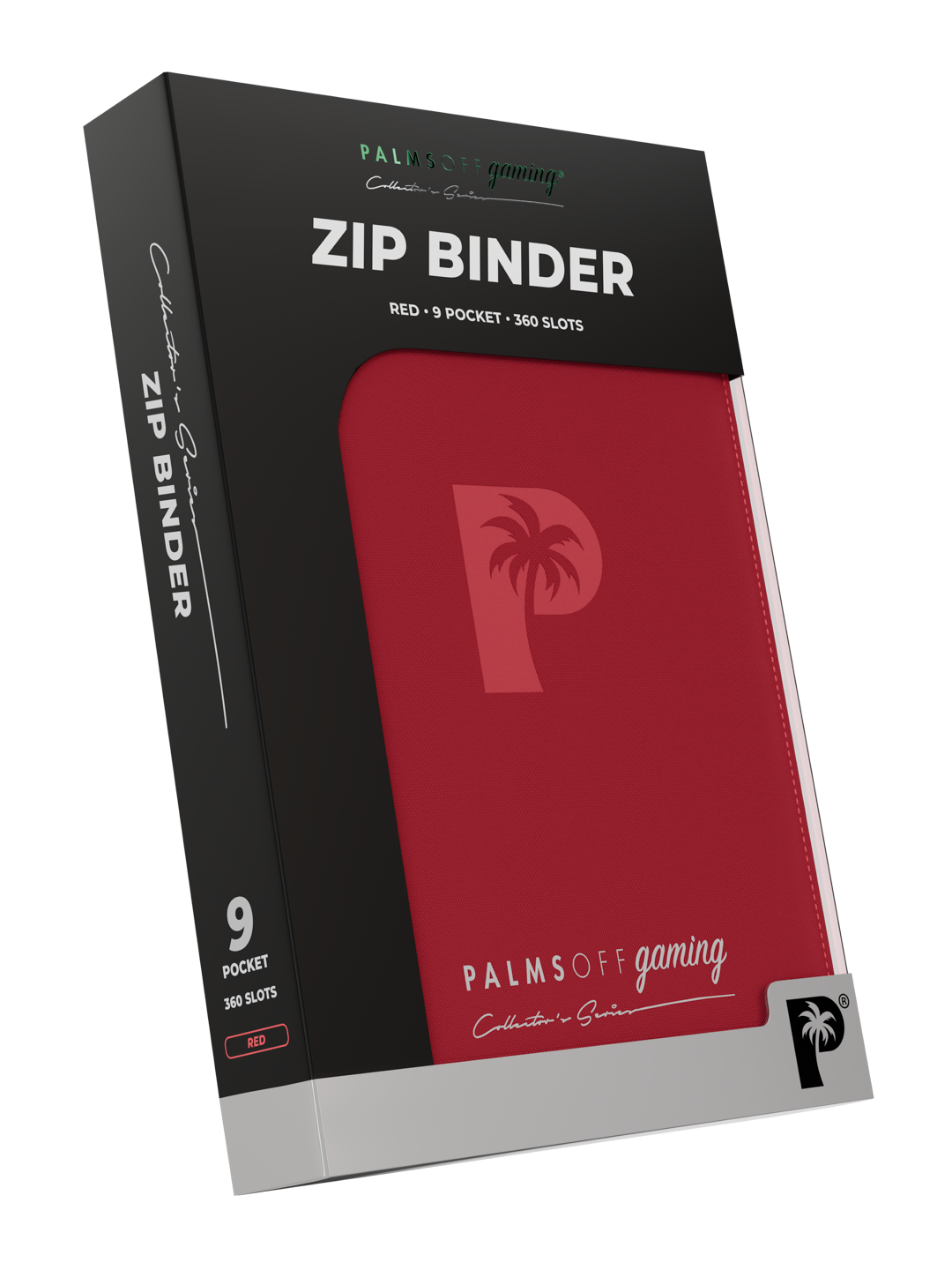 Collector's Series 9 Pocket Zip Binder - Red