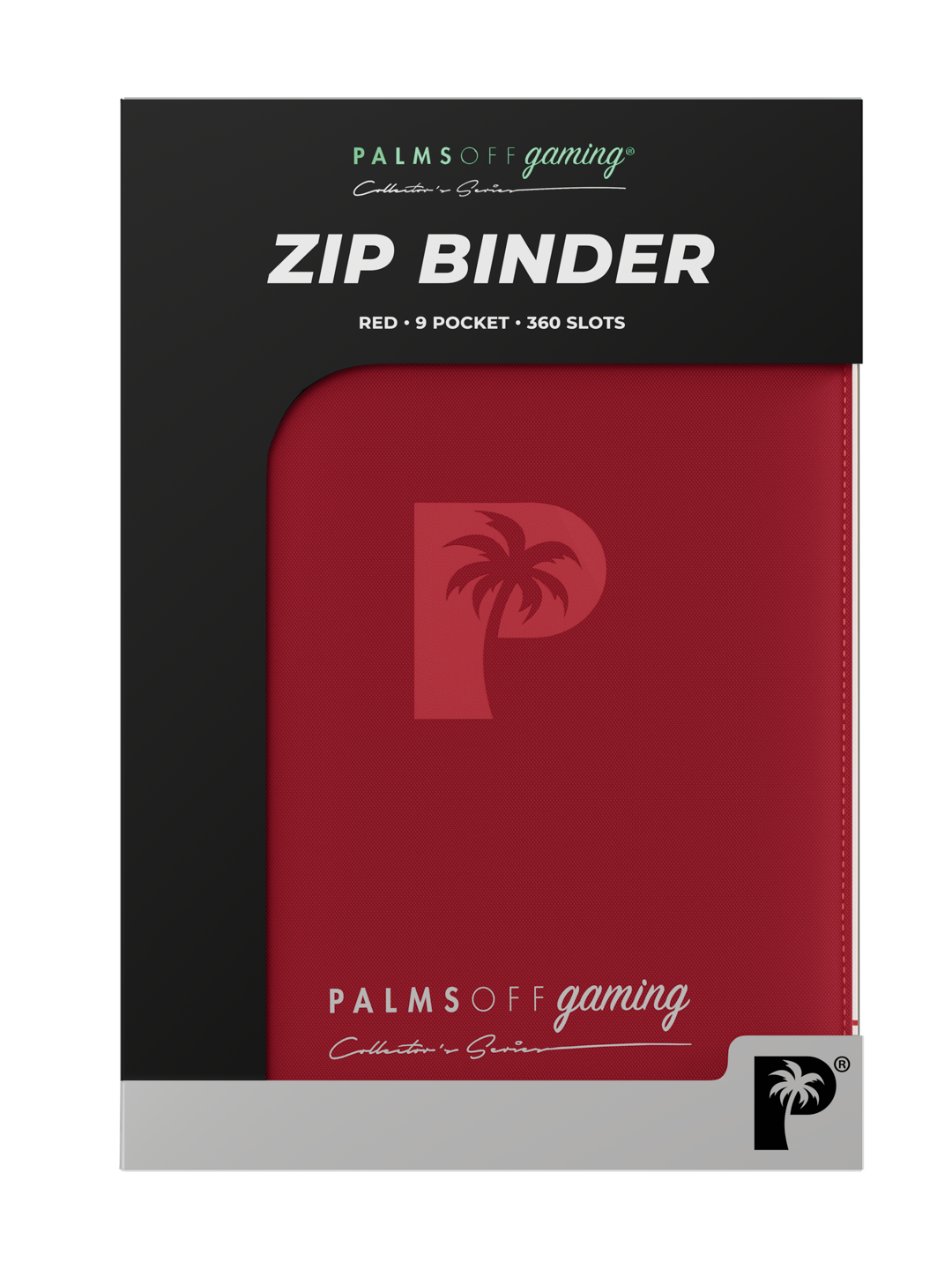 Collector's Series 9 Pocket Zip Binder - Red