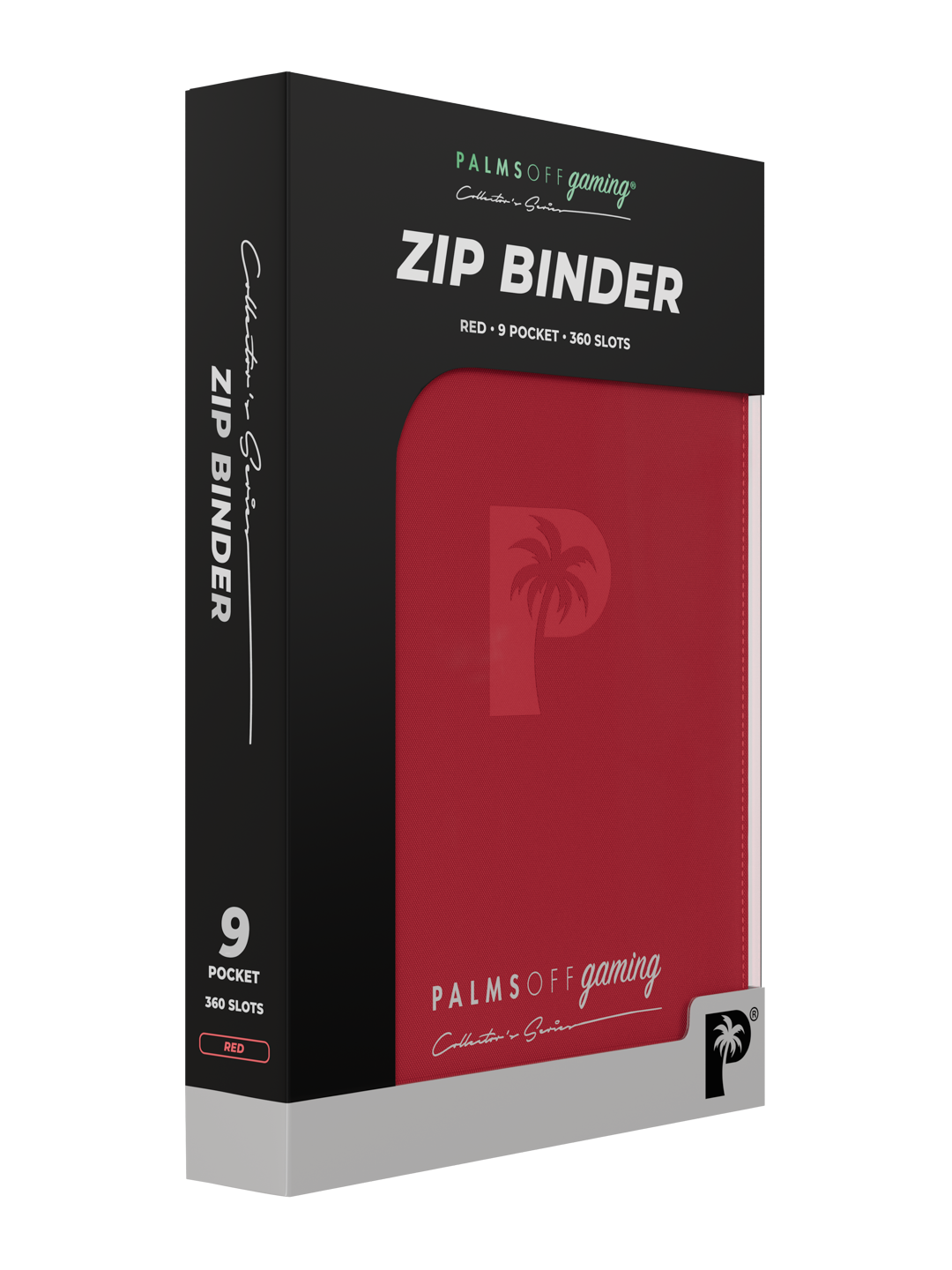 Collector's Series 9 Pocket Zip Binder - Red