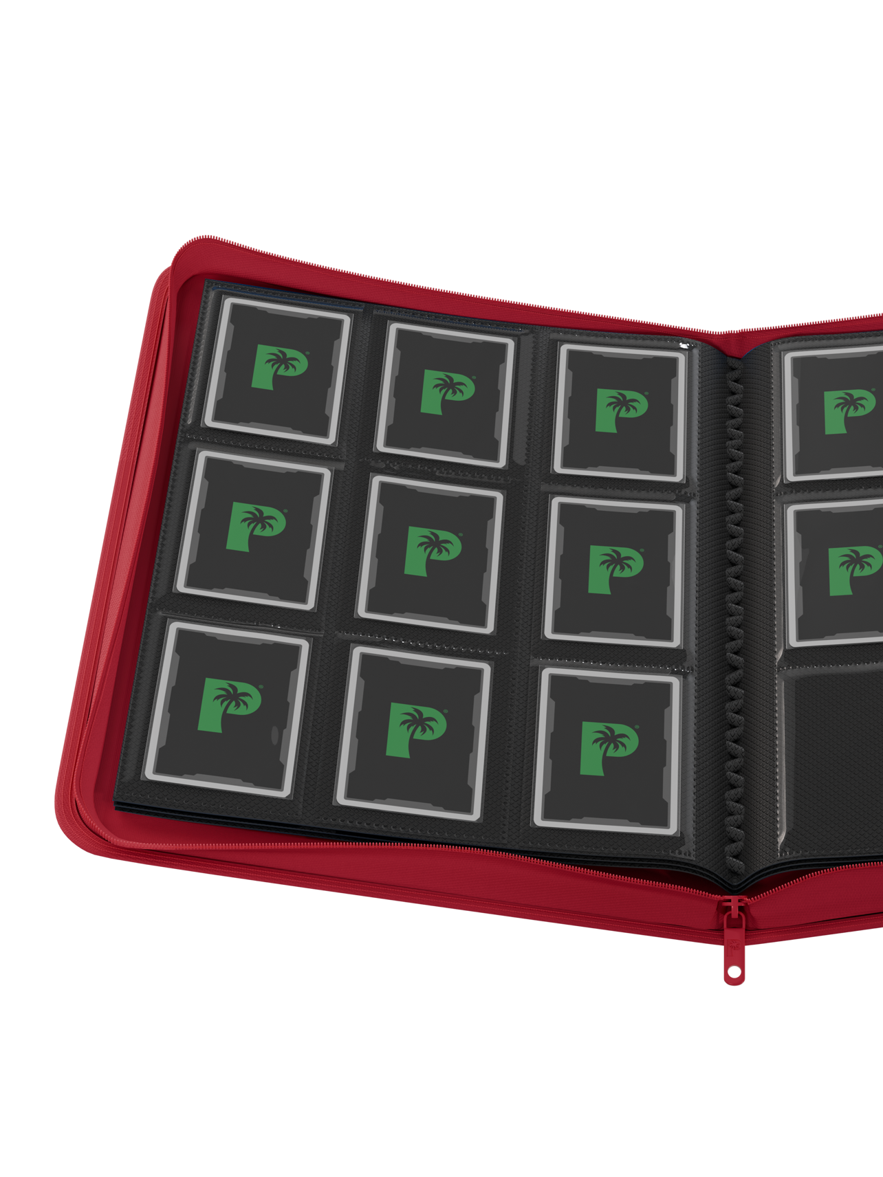 Collector's Series 9 Pocket Zip Binder - Red