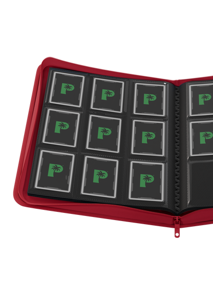 Collector's Series 9 Pocket Zip Binder - Red
