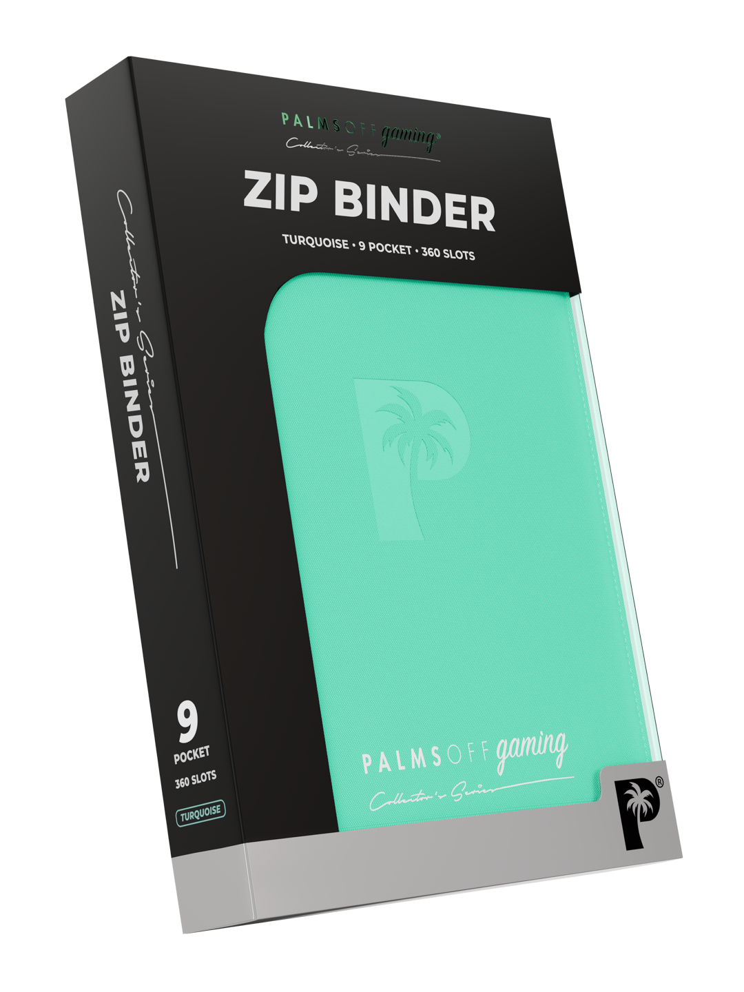 Collector's Series 9 Pocket Zip Binder - Turquoise