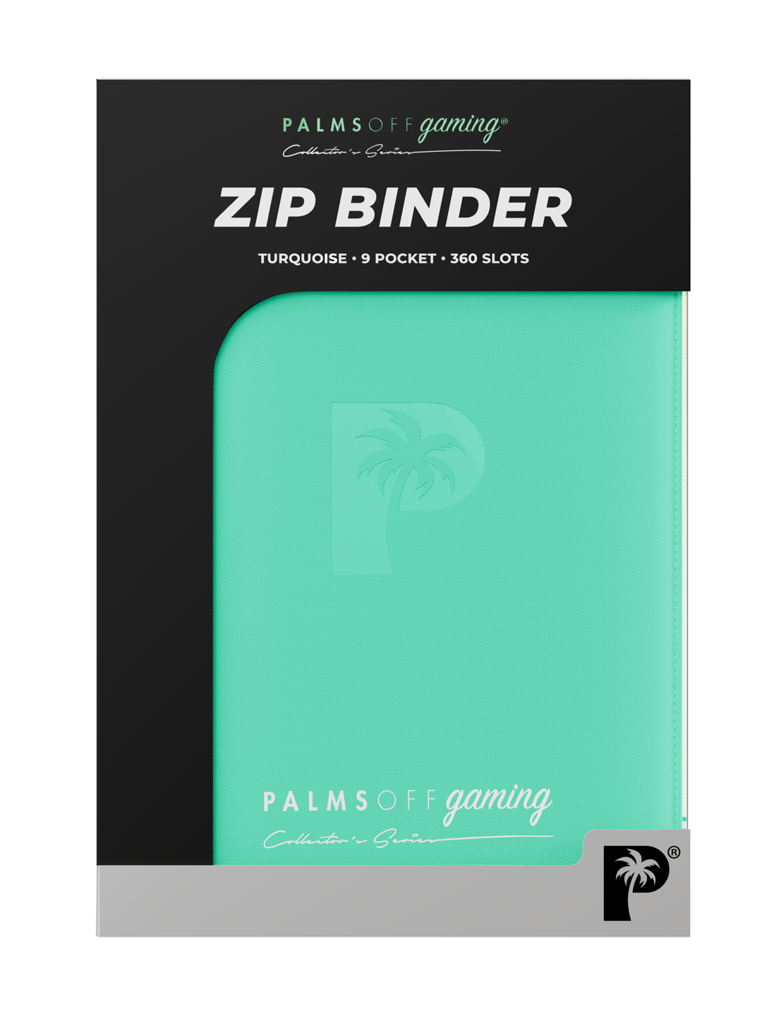 Collector's Series 9 Pocket Zip Binder - Turquoise