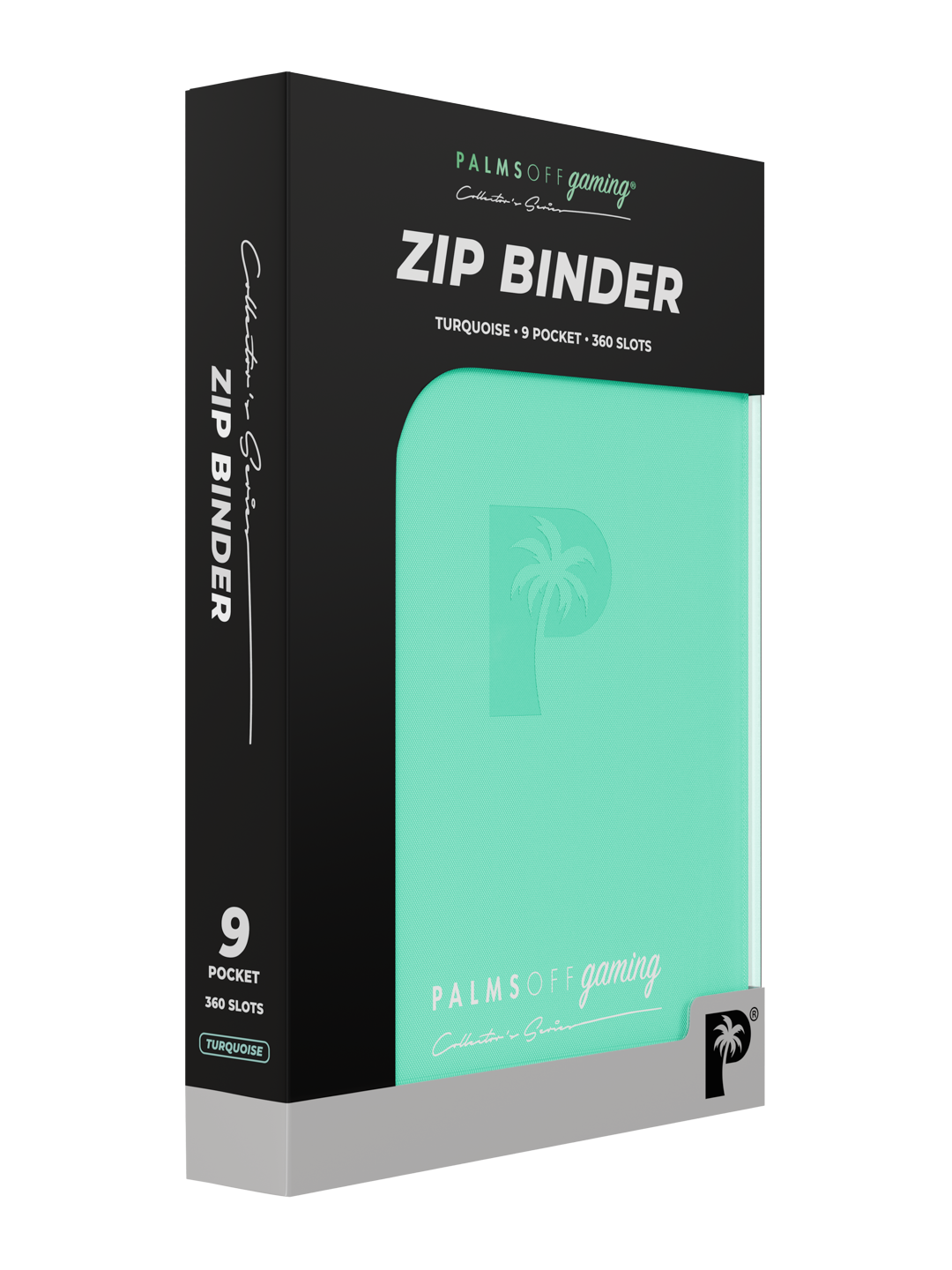 Collector's Series 9 Pocket Zip Binder - Turquoise